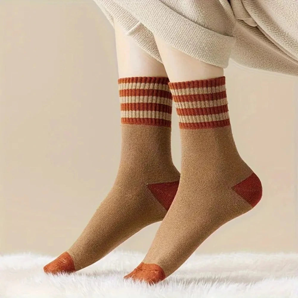 10 Pairs of Socks - Retro Fall Colors