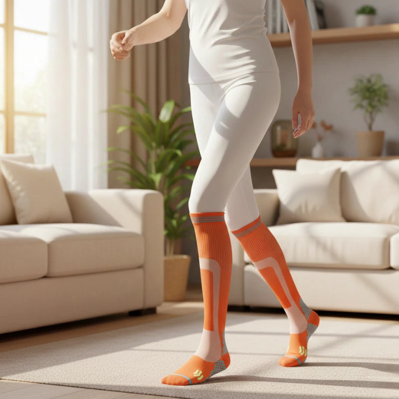 5 Pairs of Compression Socks – Light Legs Comfort
