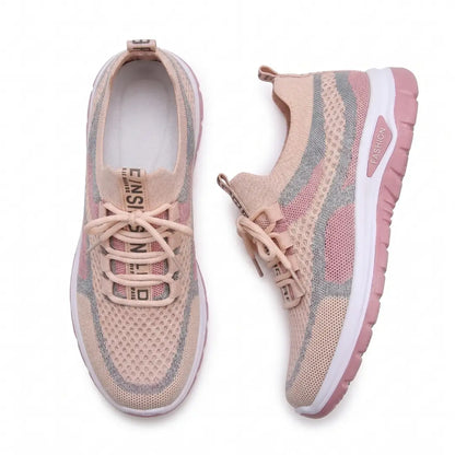 Elastic Ease Sneakers - Flexible everyday sneakers with breathable comfort and easy slip-on wear