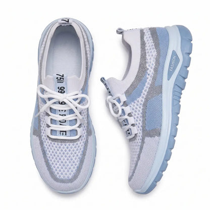 Elastic Ease Sneakers - Flexible everyday sneakers with breathable comfort and easy slip-on wear