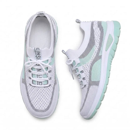 Elastic Ease Sneakers - Flexible everyday sneakers with breathable comfort and easy slip-on wear