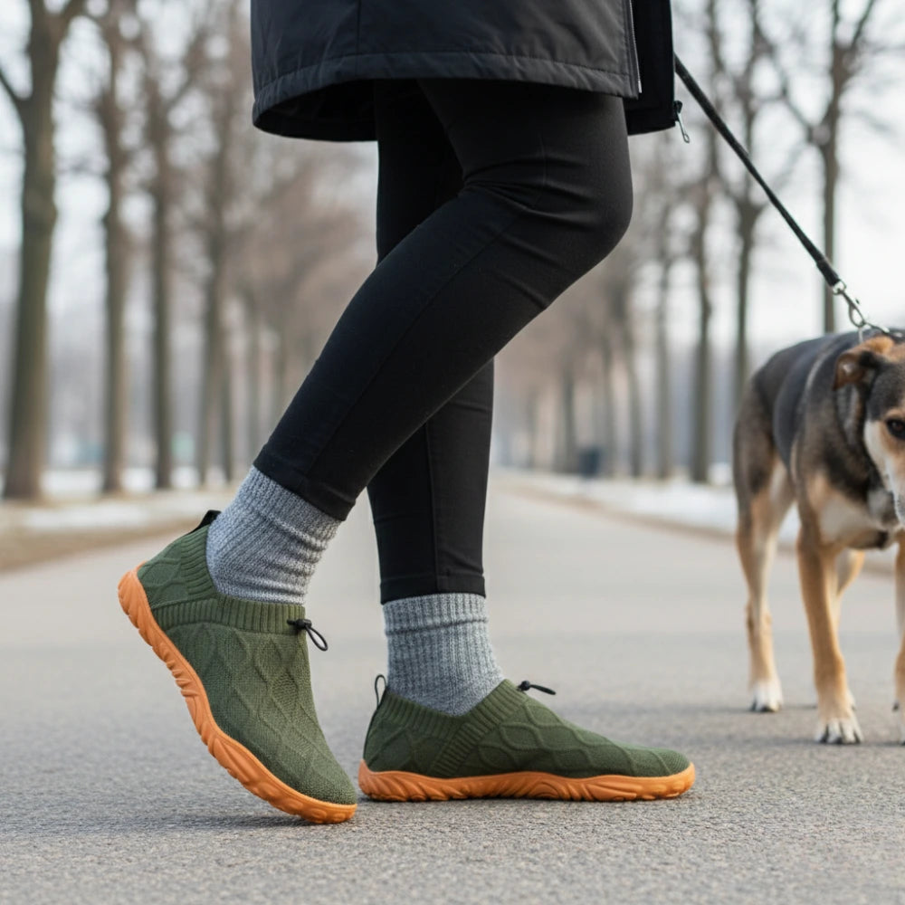 Cloud Walk Winter Edition – All-Day Barefoot Comfort with Style