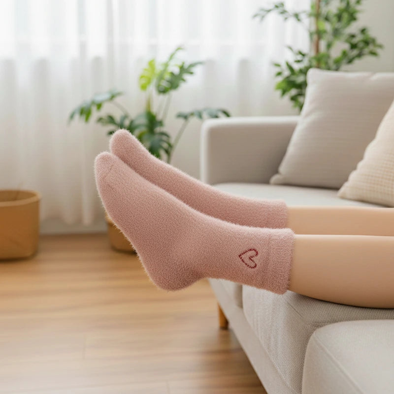 5 Pairs of Socks – Plush Cozy Comfort