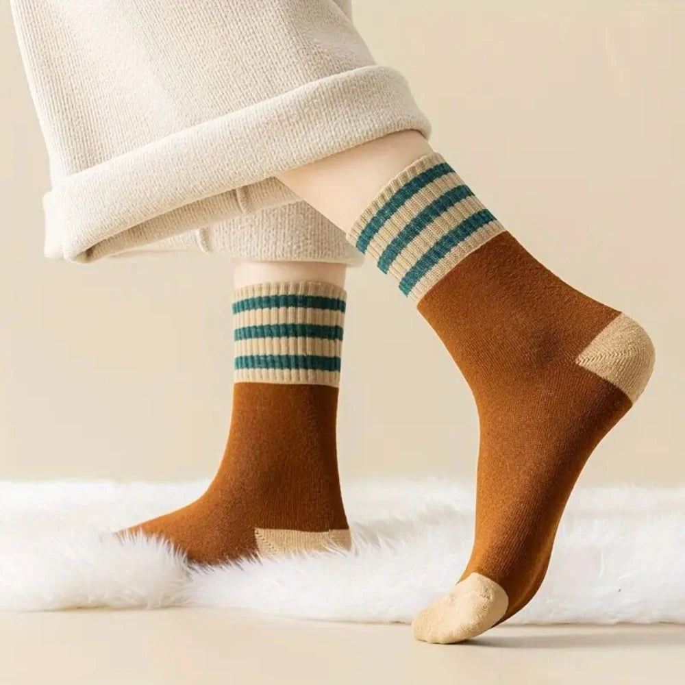 10 Pairs of Socks - Retro Fall Colors