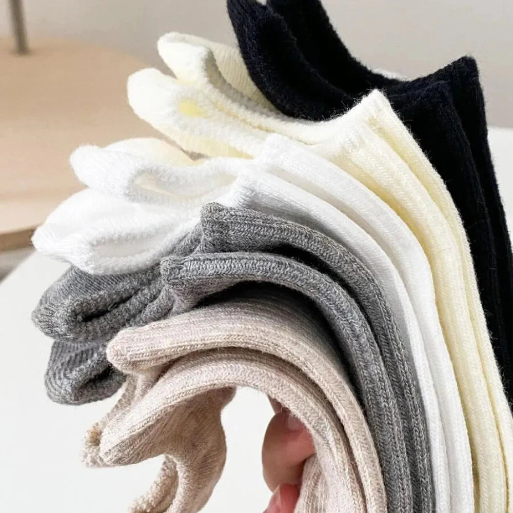 5 Pairs of Socks - Soft Neutrals Set