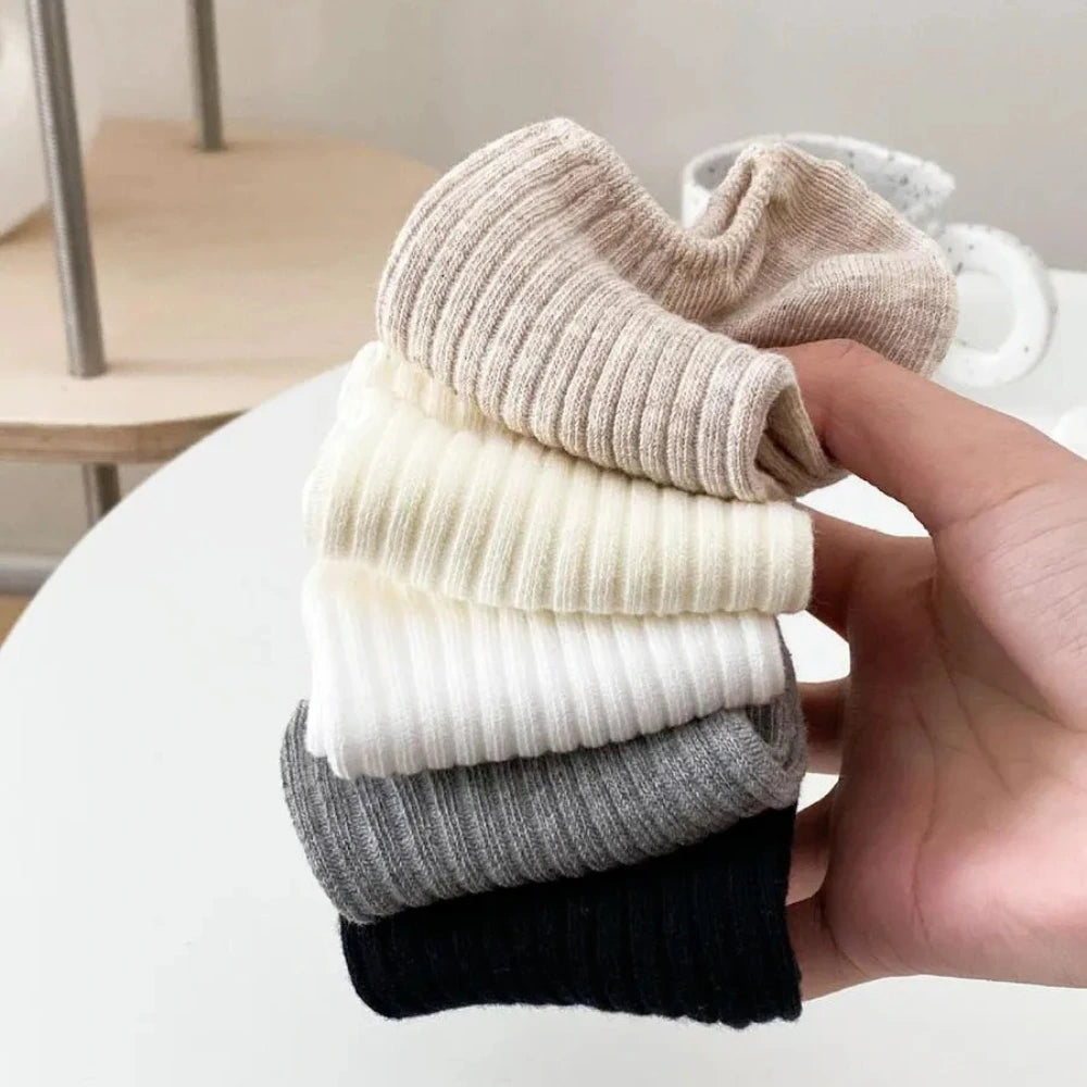 5 Pairs of Socks - Soft Neutrals Set