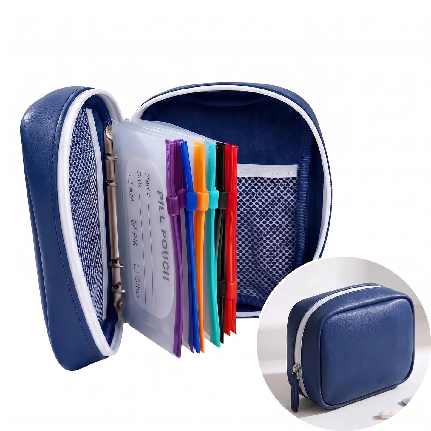 Pill Case Navy