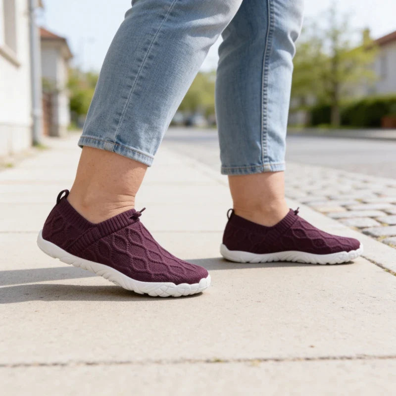 Cloud Walk Plum purple lifestyle
