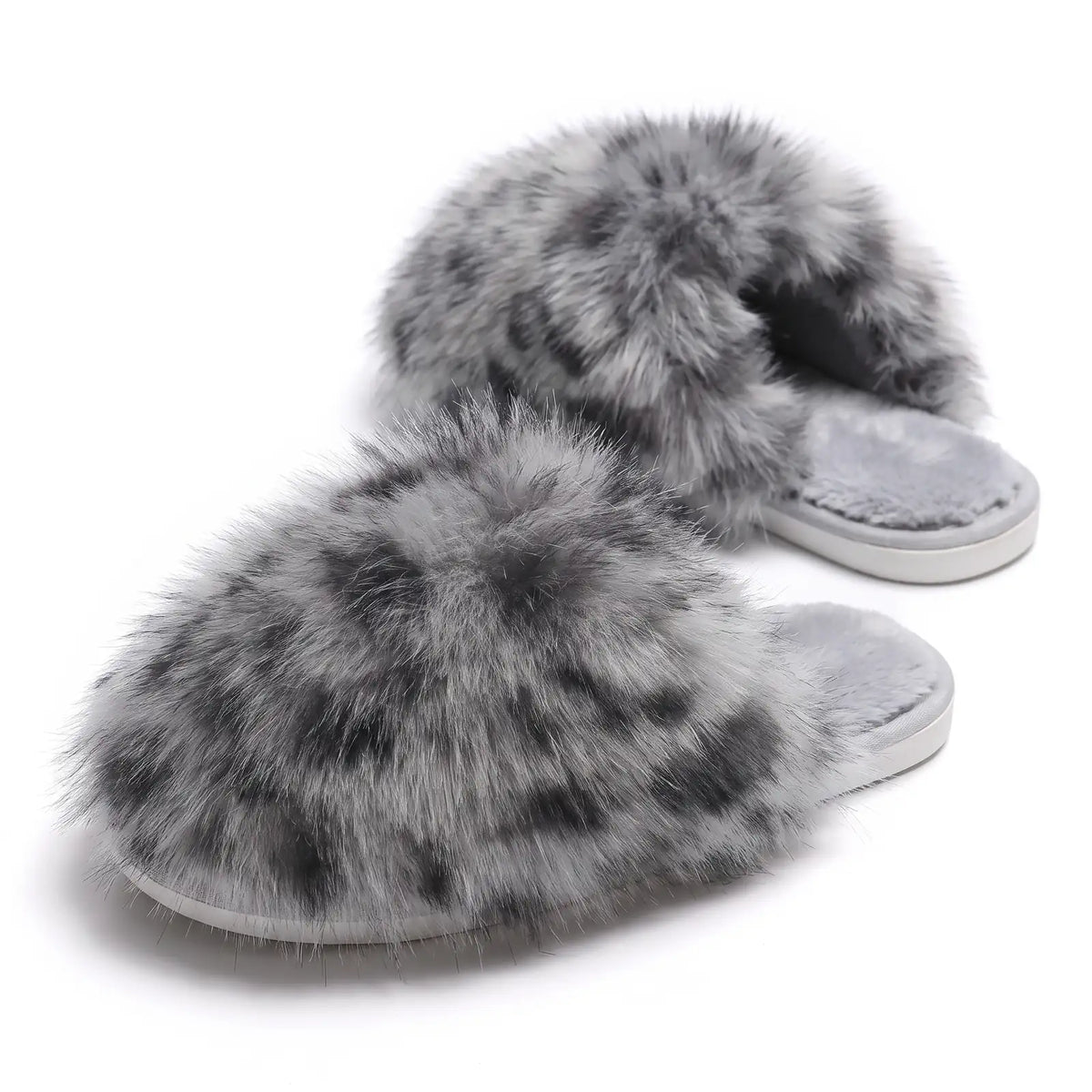 Cloud Fluff Gray Leopard