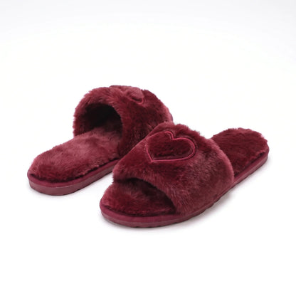 Cloud Hearts Burgundy