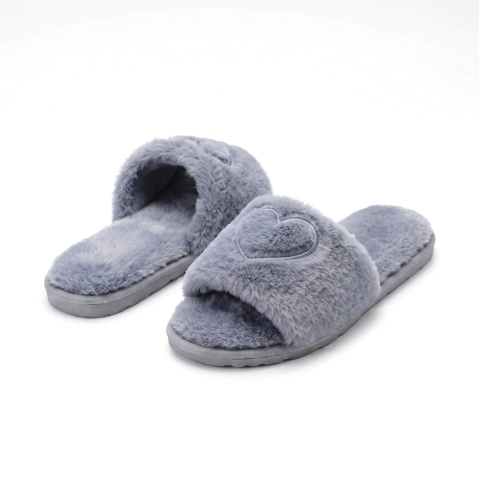 Cloud Hearts Grey