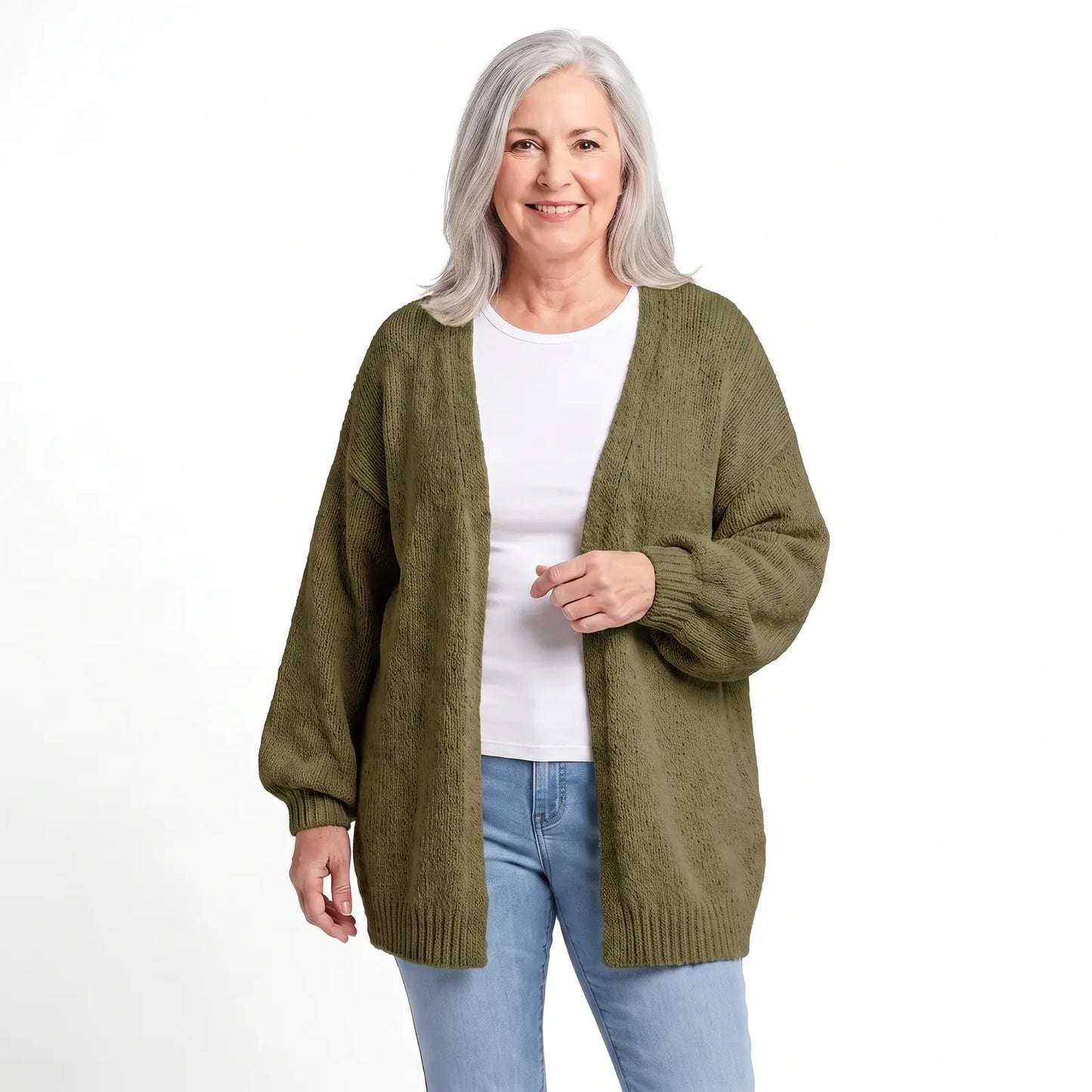 Cloud Knit Army Green