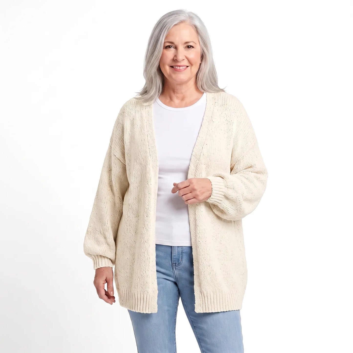 Cloud Knit White