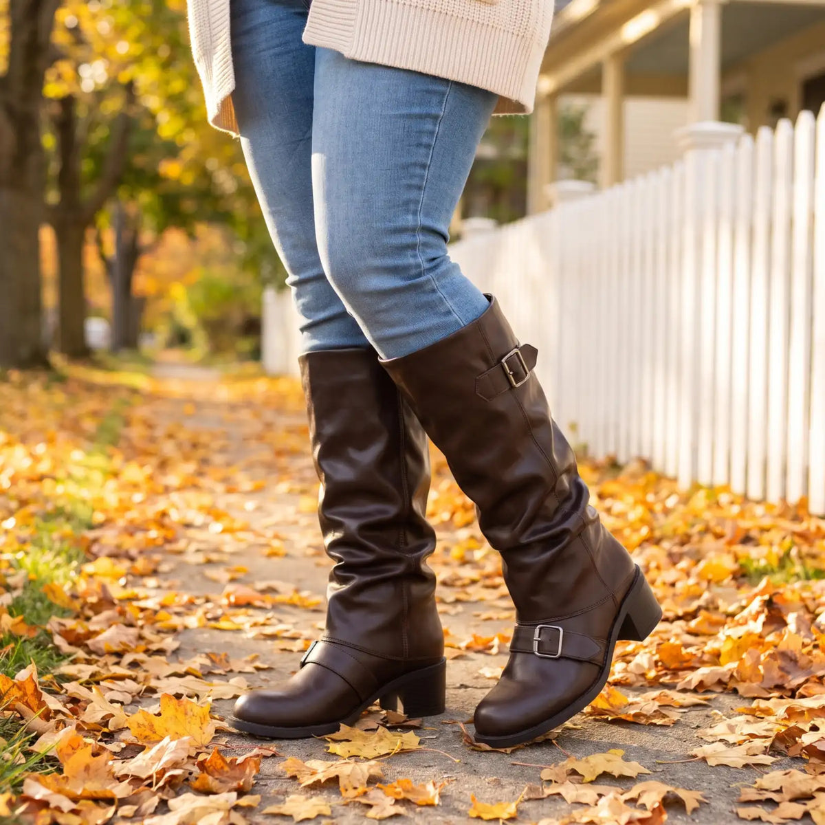 Cloud Boots Dark Brown lifestyle
