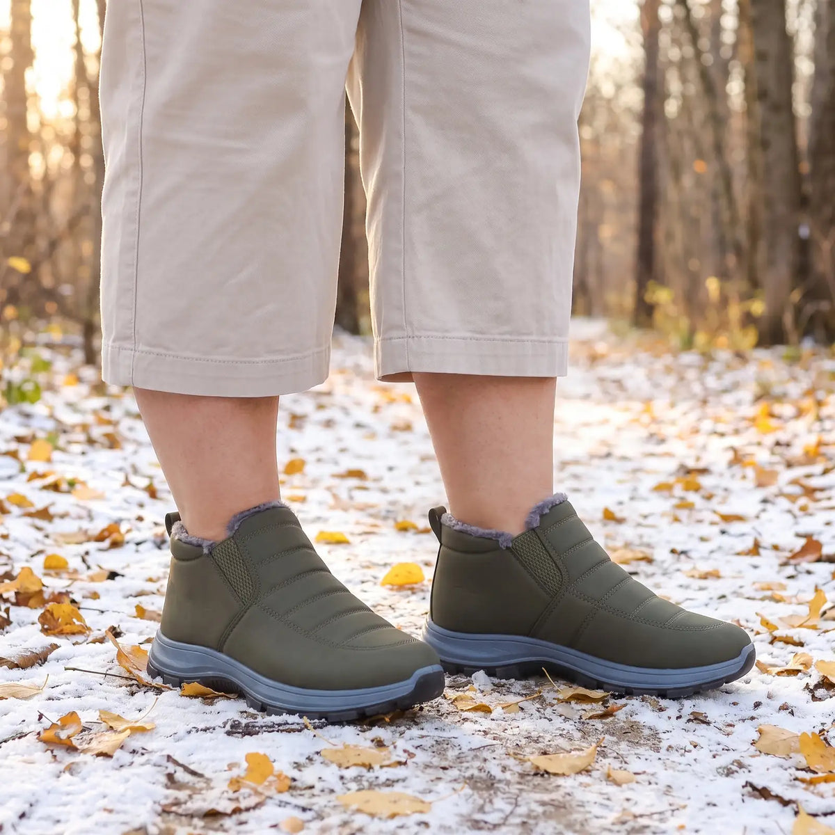 Cloud Snug Army Green lifestyle