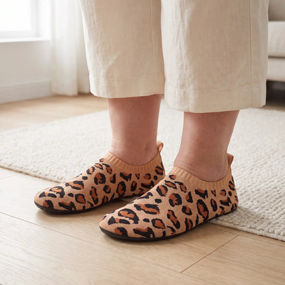 Cloud Sock Leopard Brown lifestyle