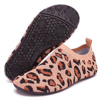 Cloud Sock Leopard Brown