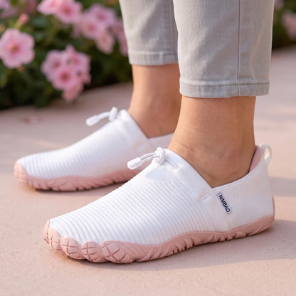 Cloud Walk Cozy White Pink lifestyle