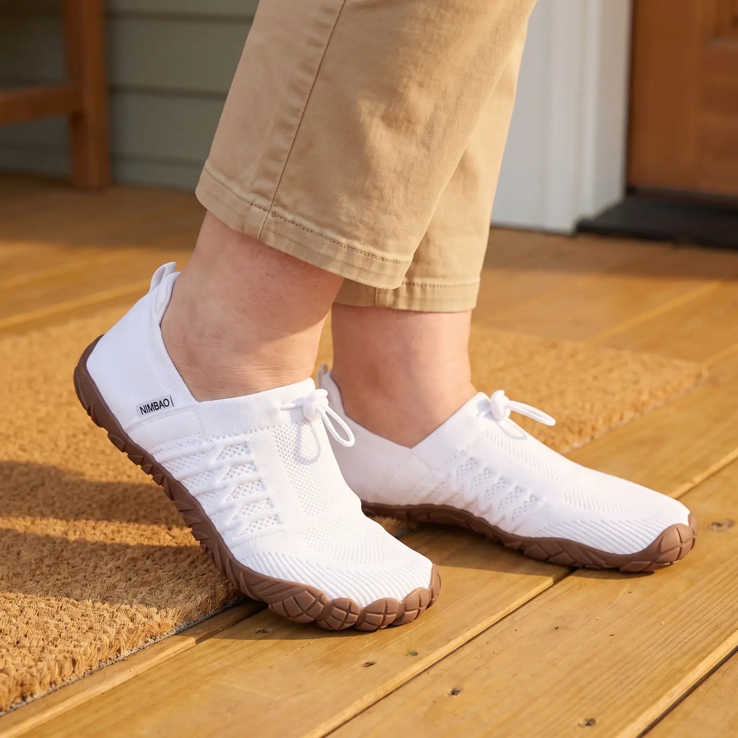 Cloud Walk Breeze White Brown lifestyle