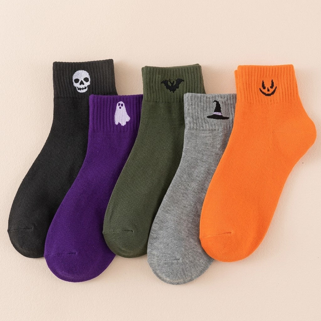 Halloween Crew Socks set of 5 pairs