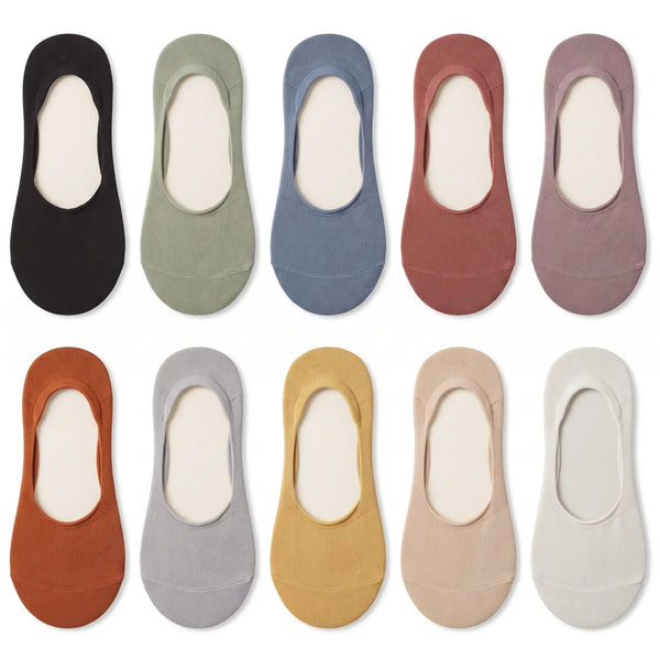 Invisible No-Show Socks set of 10 pairs