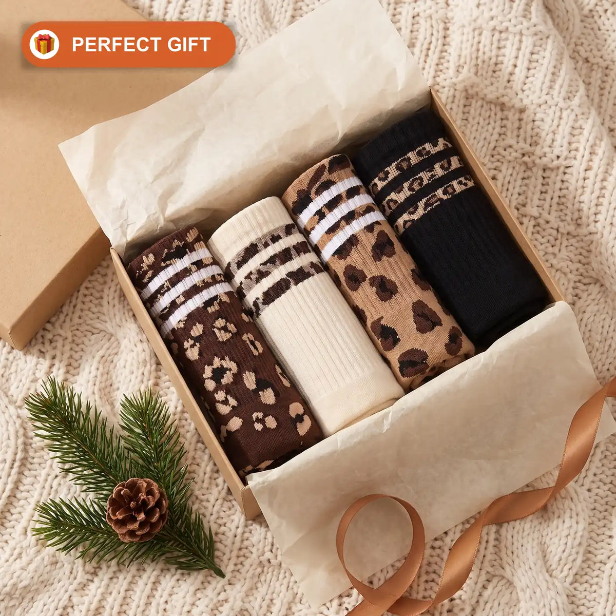 Four pairs packed in a gift box