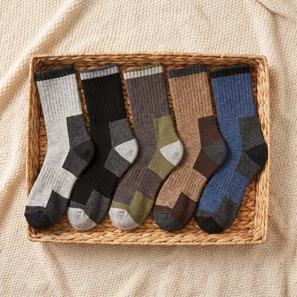 Five pairs, five colours